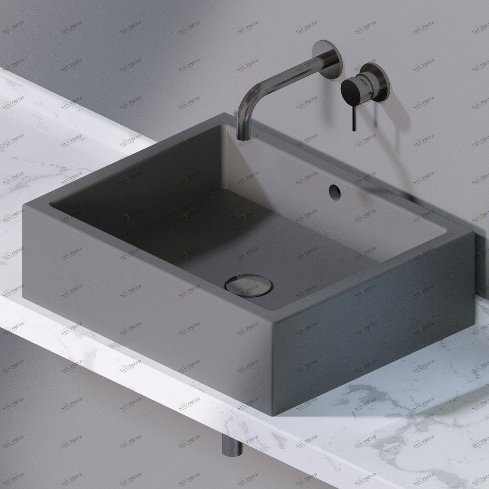 L259116 Накладная раковина на столешницу  прямоугольная A. e T. Italia Bold AeT ITALIA