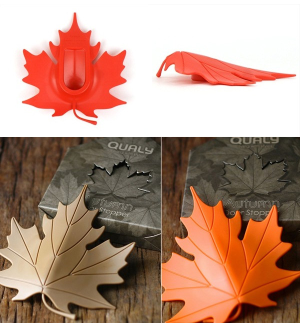 Подпорка для двери Autumn зеленая Qualy QL10072GN - Вид №4