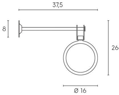 SOVIL Настенный светодиодный светильник для улицы из алюминия и опаловой смолы sun-id-1414805 - Вид №9