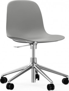 606041 Кресло Swivel 5W Gaslift Alu Grey Normann Copenhagen Form