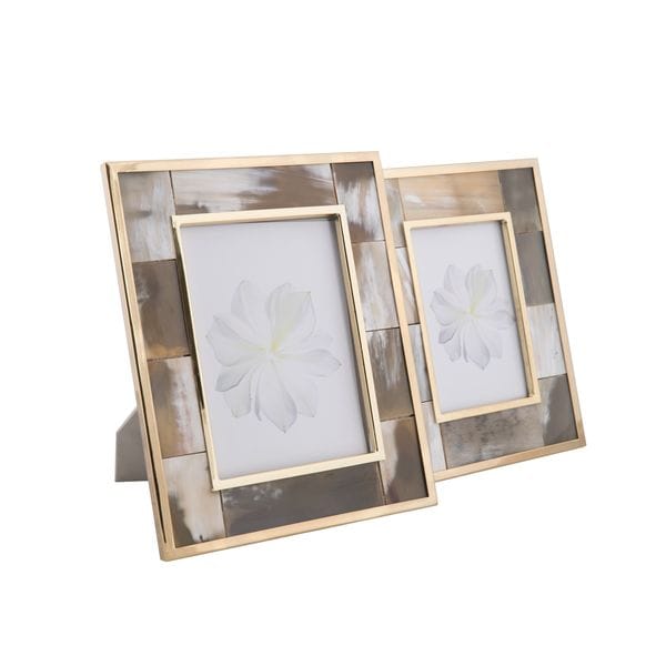 Фоторамка 19х24 см деревянная UNICO  255445 Бежевый;серый;золотой  - Вид №2