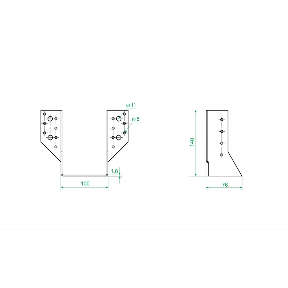 Santreyd Внутреннее крепление балок для деревянных конструкций 84857907 STLM-0056299 - Вид №3