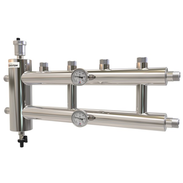 Купить Распределительный коллектор с гидрострелкой 60 кВт, 2+1 контур Прокситерм GSK2521 - Вид №1