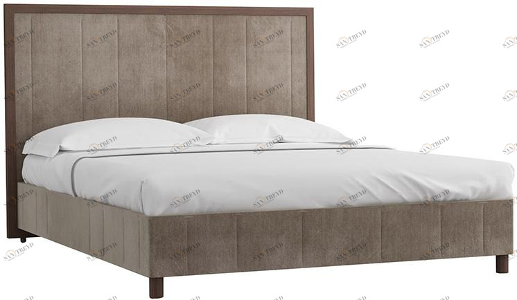 2486 Кровать с ортопедическим основанием 1.6 Модерн Лайт Серебряный дождь R-HOME 40172736H_GSD