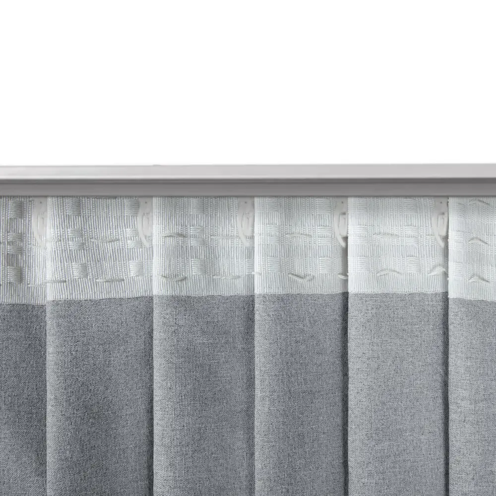 Штора на ленте Мари 200x270 см цвет темно-серый СТОЛИЦА ТЕКСТИЛЯ STLM-2103482 - Вид №7