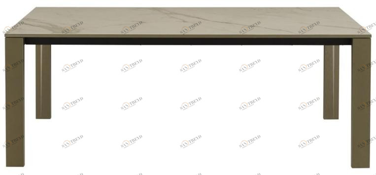 Ligne Roset Стол со столешницей из керамогранита под мрамор  005bfy1s 
