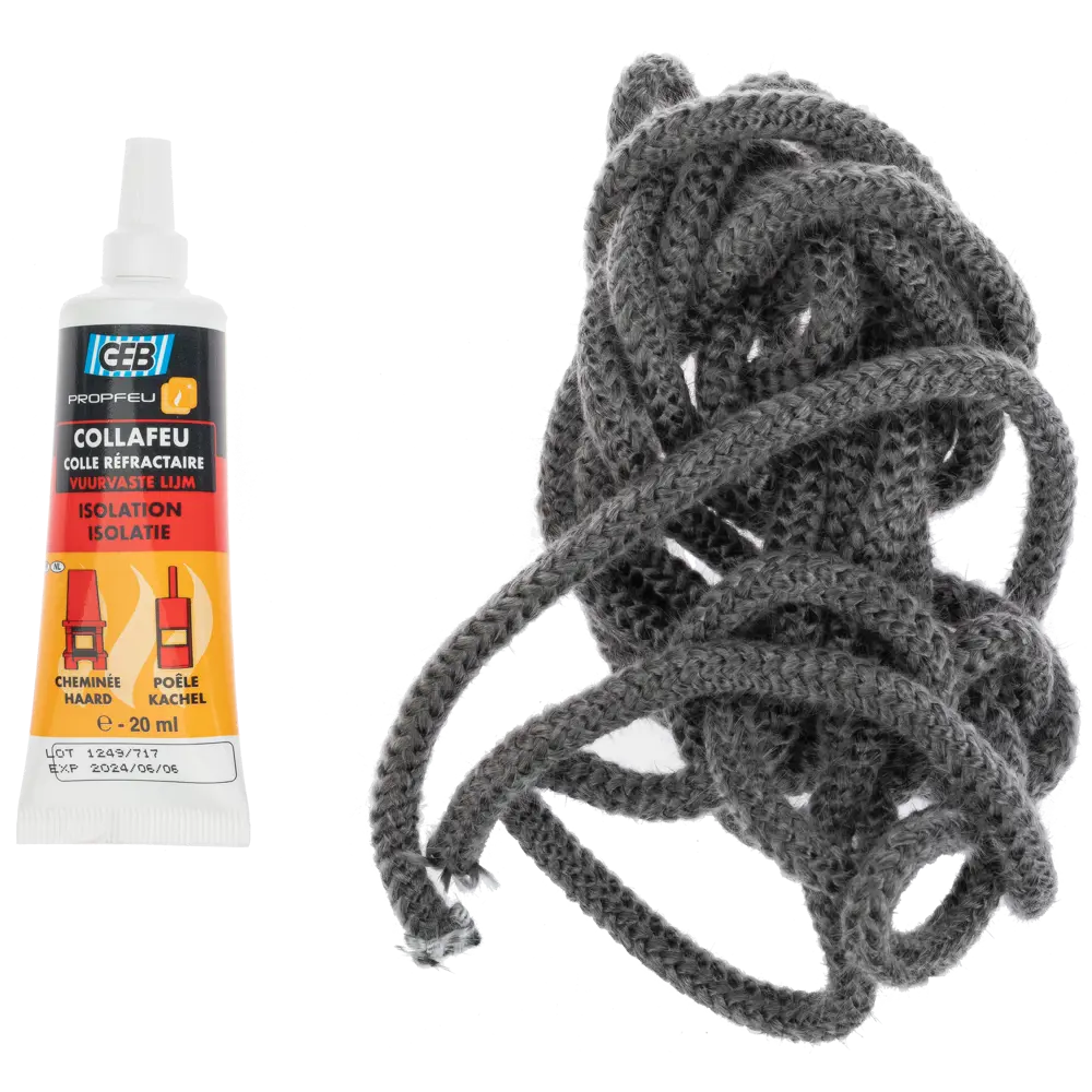 Набор жгутов для топок 7/8 мм х 2.5 м + клей 20 г GEB STLM-2016008 - Вид №2