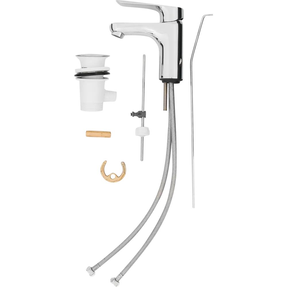 Смеситель для раковины Hansgrohe Logis E однорычажный цвет хром 18624891 STLM-2174099 - Вид №3