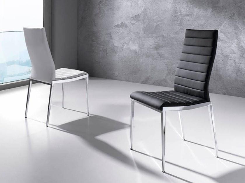 Angel Cerdá Стул из кожзаменителя с высокой спинкой New chair 4024 bz803 Angel Cerda - Вид №4