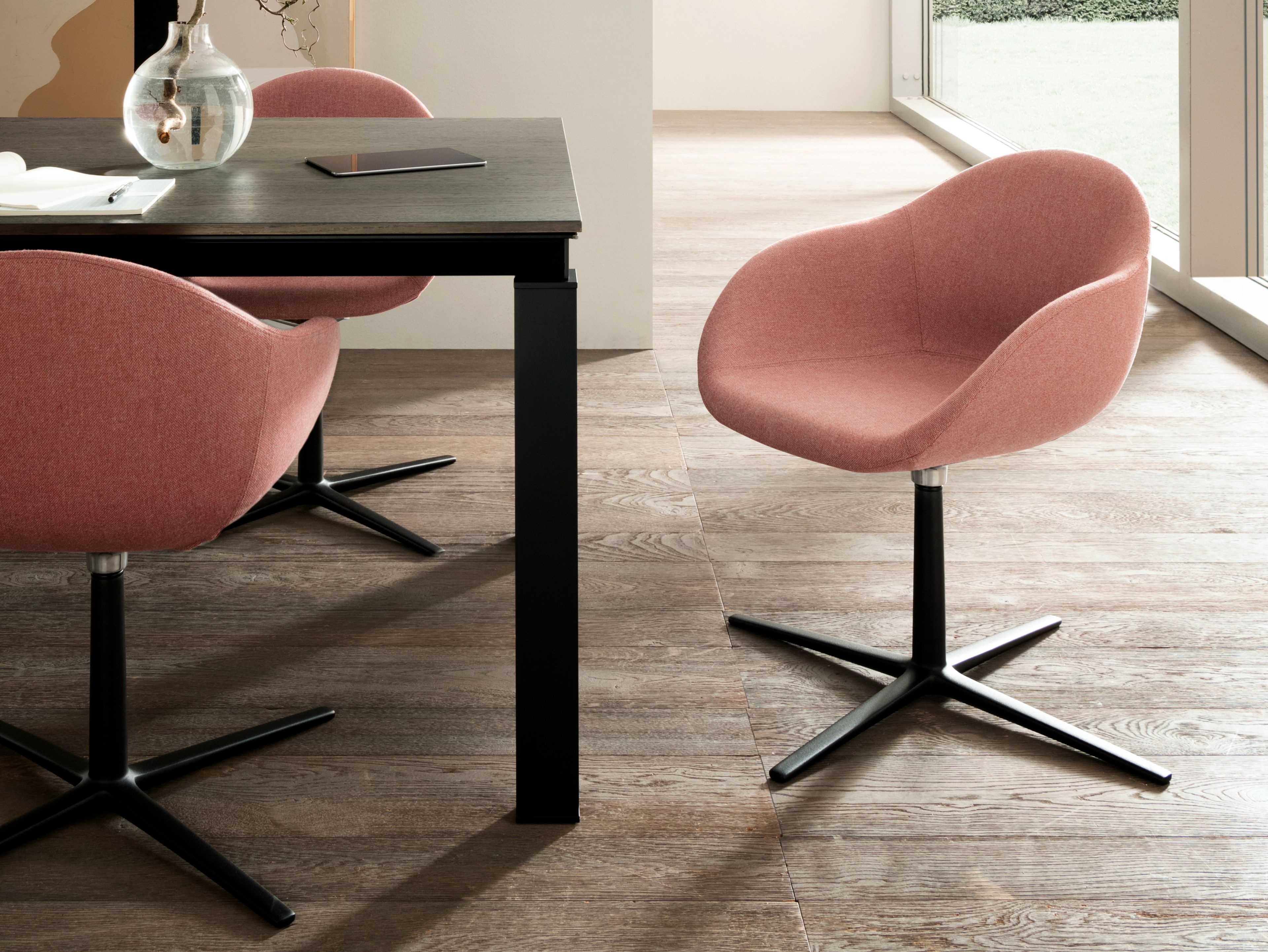 4 спицы подлокотник ткань операционный офис стул Martex Taara ARCH-00029751 - Вид №1