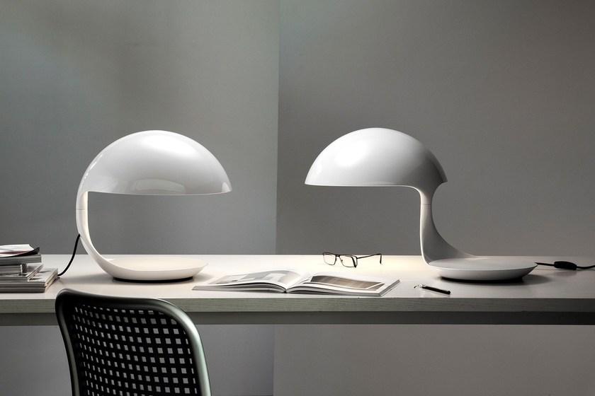 Martinelli Luce Вращающаяся настольная лампа из смолы Cobra 629 - Вид №4