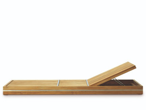 Лежак для сада с колесами