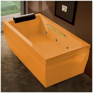 Ванна с гидромассажем оранжевая с золотом Gruppo Treesse Blanque 1810 SXSTDV1617OZ