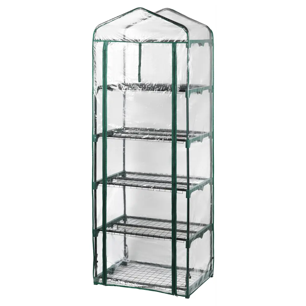 Теплица со светом Fito-House-5 CO 5 ярусов 49x69x193 см Santreyd STLM-2049293 - Вид №6