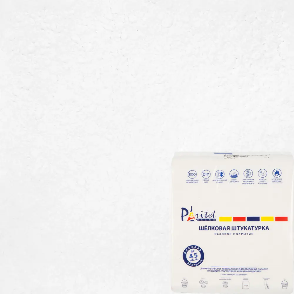 Жидкие обои Paritet Базовое покрытие 2 0.9 кг цвет белый STLM-2097765