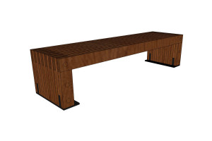 FSRT33 Скамейка Hudson  Forms-surfaces