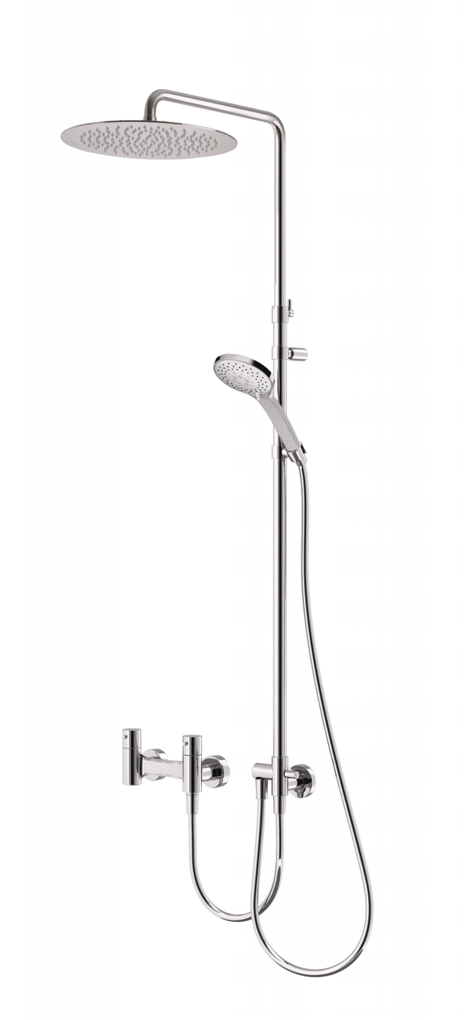 01-1725-N-CR CARIMALI Внешний телескопический душ Così, респектабельный верхний душ MySlim 