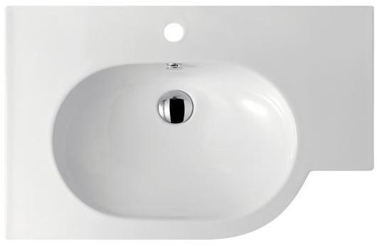 5238 Подвесная раковина настенная овальная Galassia M2 белая - Вид №1
