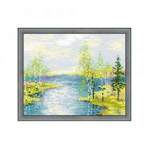 1605 Набор для вышивания Паводок 24 х 30 см RIOLIS Сотвори Сама