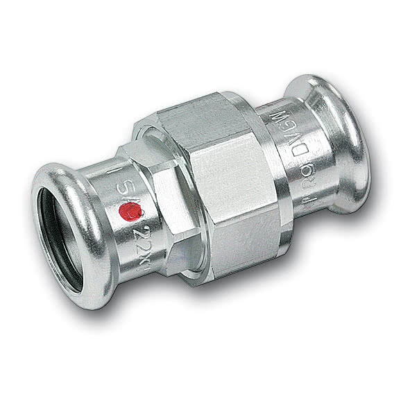 12433028 SANHA 24330 SANHA-Therm сгон ВПр-ВПр с плоск.упл. 28 мм  - Вид №1