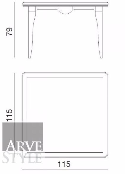 Arvestyle Раздвижной стол из массива дерева Salieri Sl-0653 - Вид №2