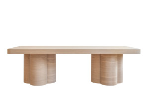 Прямоугольный обеденный стол из дуба