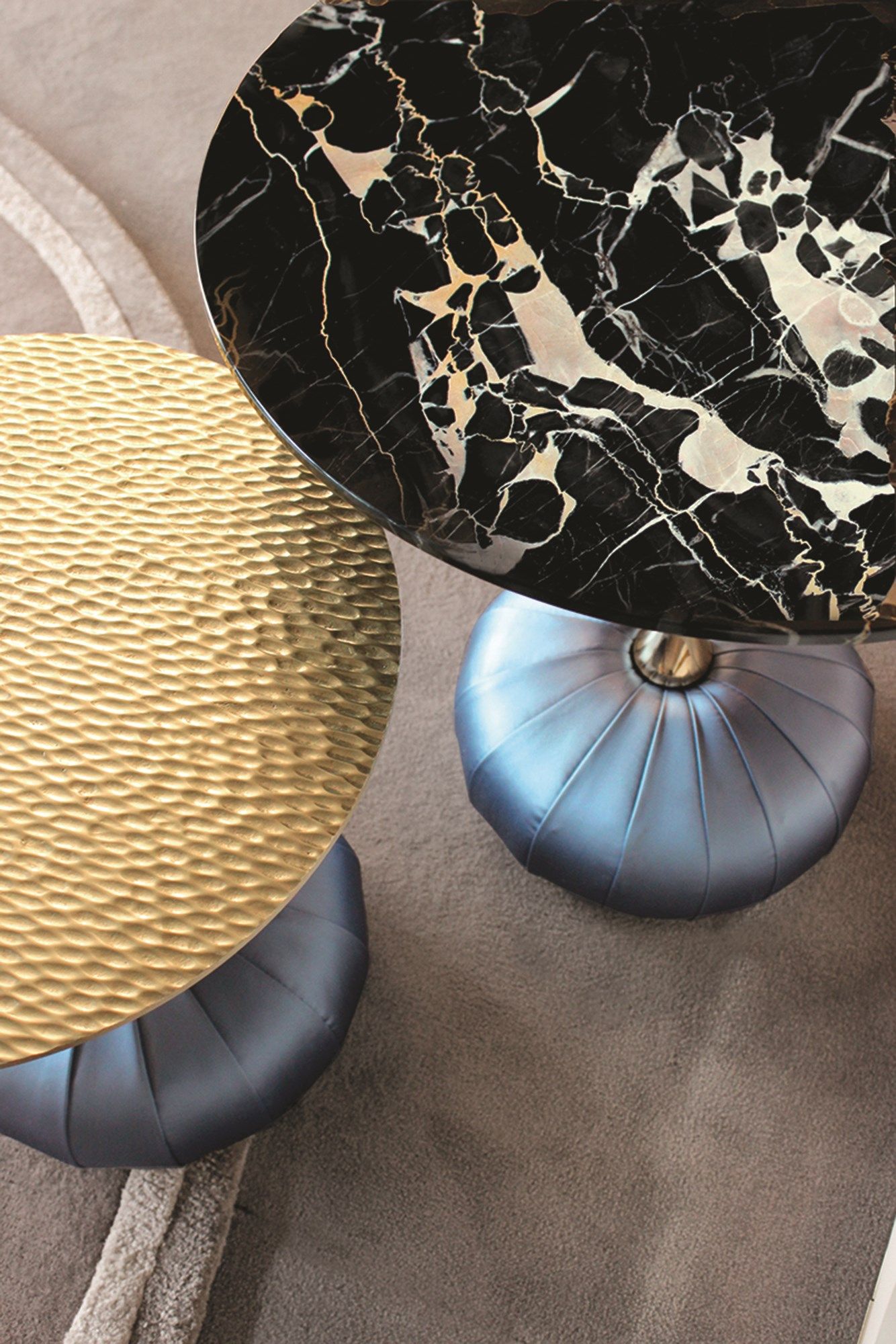 Круглый металлический журнальный столик Longhi Loveluxe ARCH-00063866 - Вид №6