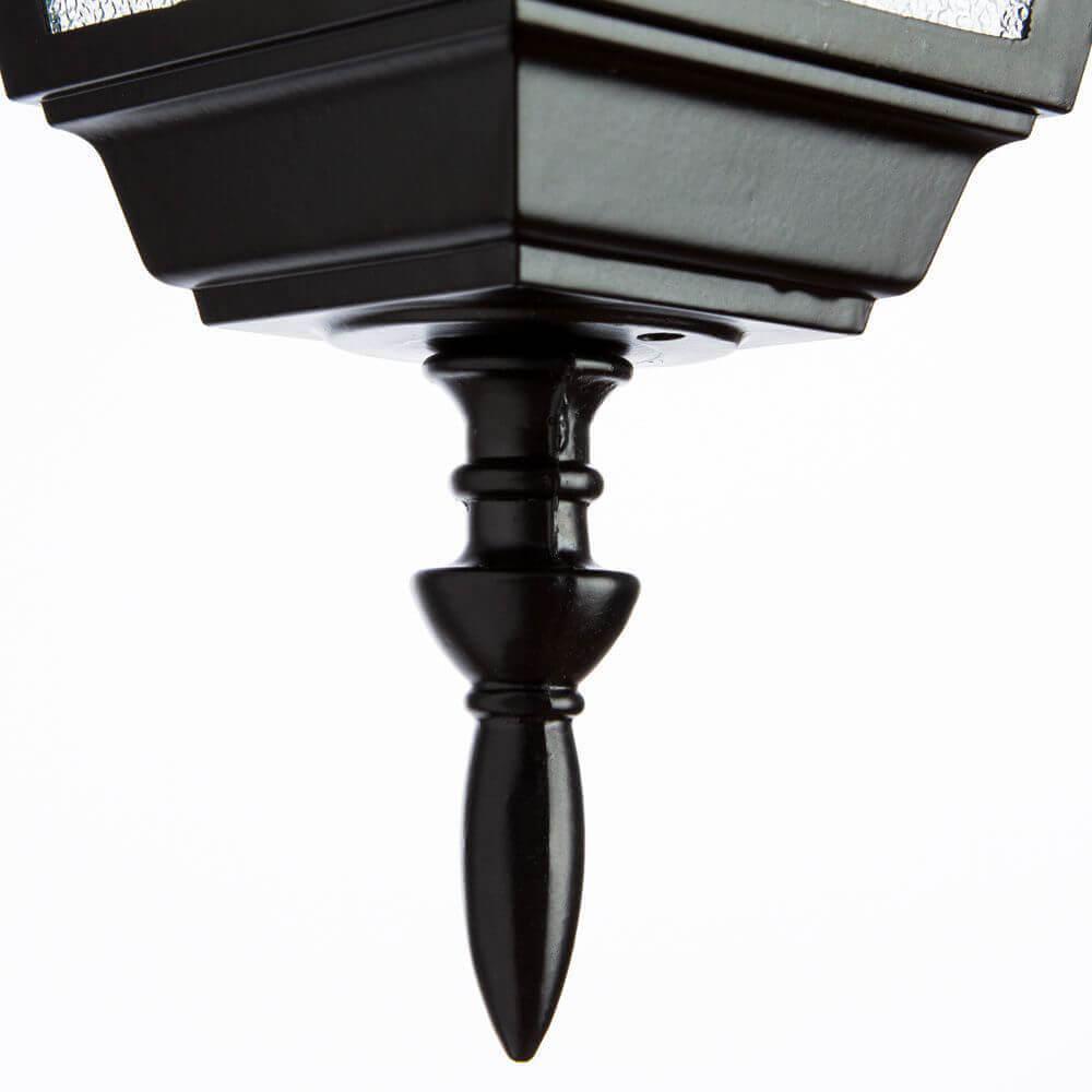 Уличный светильник настенный с прозрачным плафоном черный Bremen A1012AL-1BK ARTE LAMP BREMEN, ПОД СТАРИНУ, ФОНАРЬ 00-3897322 Прозрачный;черный  - Вид №1
