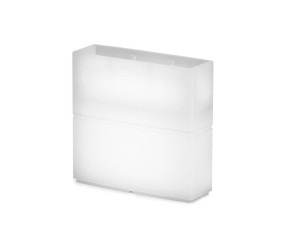 Прямоугольная светящаяся плантатор из полиэтилена