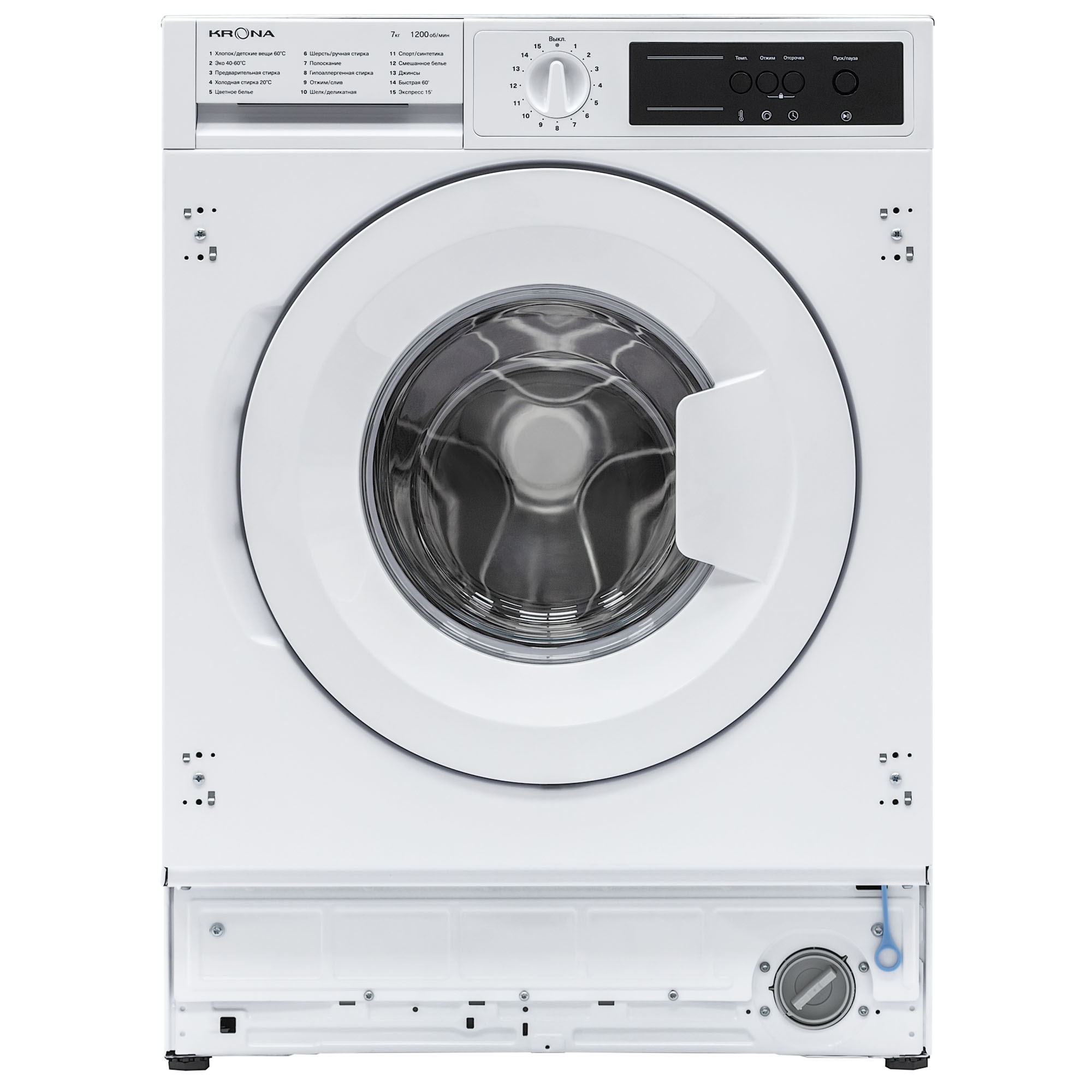 5350322 Встраиваемая стиральная машина KRONA KAYA 1200 7K KRONA1 STDN-0024498
