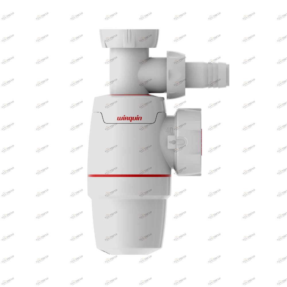 Сифон WIRQUIN NEO 1 ? х 40 мм  без выпуска с отводпод стиральную машину (30987070) 30987070 Santreyd 