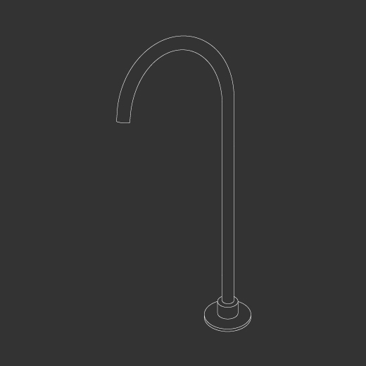 Свободно стоящий носик для ванной H. 805 мм  FRE212 CEADESIGN  - Вид №1