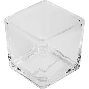 89340789 Подсвечник Evis Стеклянный кубик 52x52 см стекло цвет прозрачный STLM-0826020