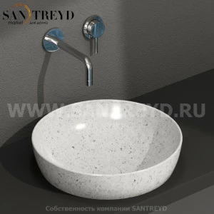 B6T38GG Встроенная раковина под столешницу круглая Ceramica Globo T-EDGE