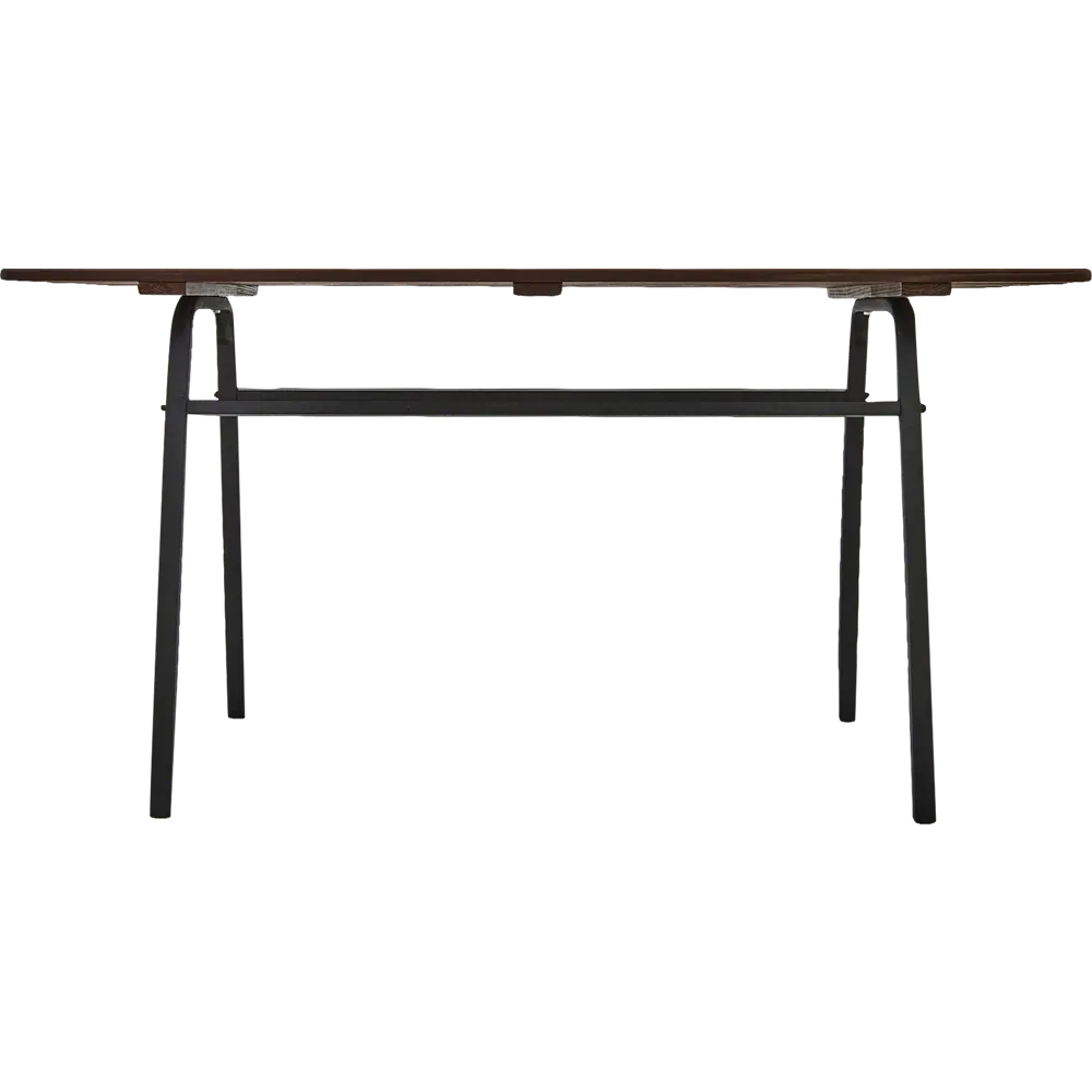 Стол садовый разборный Garden 146x75x60 см металл/дерево каштановый Santreyd STLM-2199281 - Вид №1