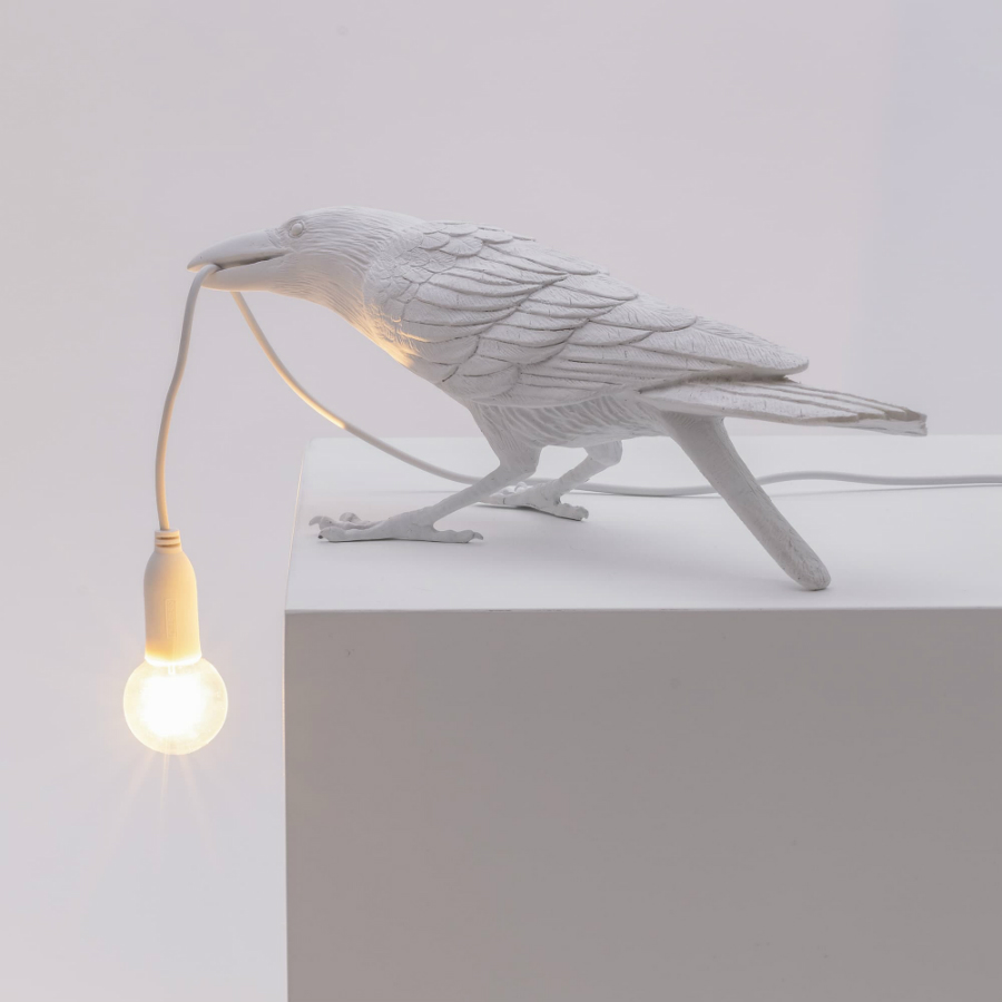 Светильник настенный Bird Lamp Playing, белый Seletti 14733 - Вид №2