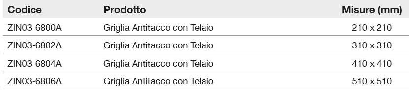 Dakota Решетка квадратного сечения с защитой от каблука с каркасом из оцинкованной стали Griglie elettrosaldate e sigilli sun-id-1475407 - Вид №1