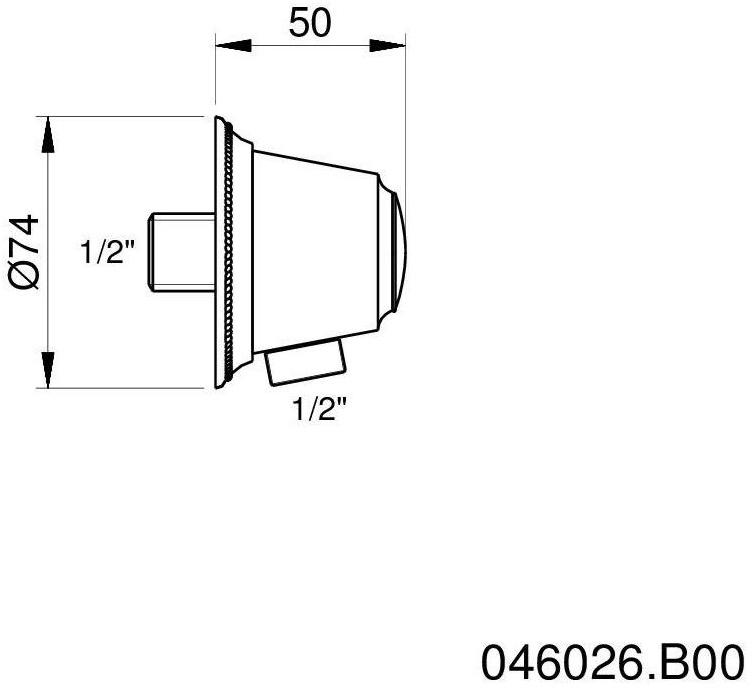Bronces Mestre Металлический водозаборник Shower system 046026.b00.00 - Вид №1