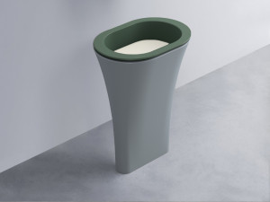 AMLA65-MU+AMPILO-TL+AMCOLO-BR Раковина Amedeo Ovale отдельностоящая cielo Enjoy + Amedeo