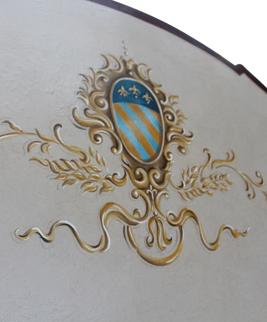 2919h Tifernoit Изголовье двуспальной кровати в оленьей комнате Zona Notte  - Вид №2