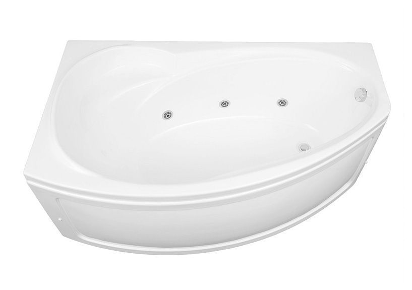 Акриловая ванна Aquanet Jersey 170x90 L (каркас + смеситель Aquanet Practic 2 AF111-63B) 002039880017934600216780 - Вид №3