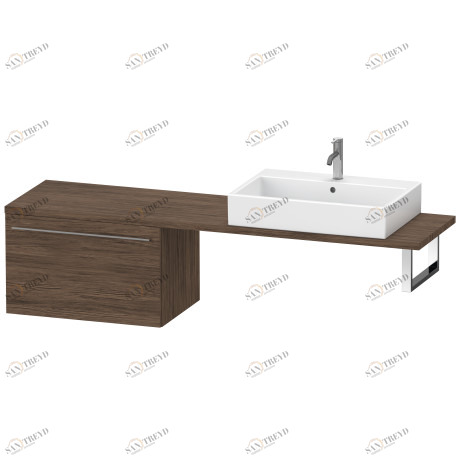 XL544302121 Шкафчик для компактной консоли X-Large #XL5443 700 x 478 мм Орех темный декор Duravit