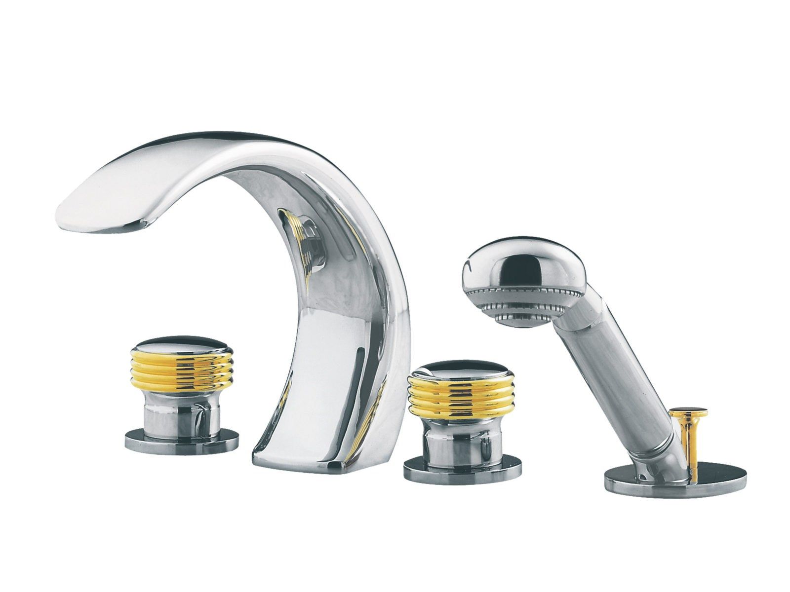 Набор для ванны с 4 отверстиями и ручным душем rvb AMBOISE ARCH-00026619