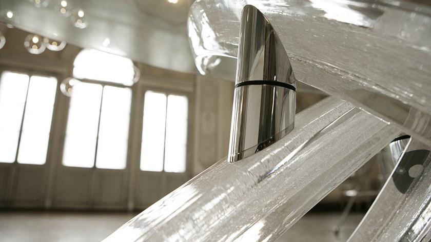 Reflex Треугольный стеклянный журнальный столик Fili d'erba sun-id-1442113 - Вид №1