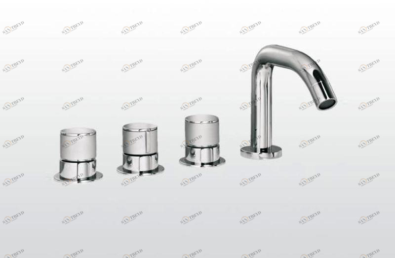 RUBINETTERIE STELLA Комплект для ванны на 4 отверстия Bamboo sun-id-1476061