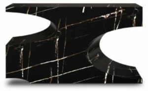 BRABBU Прямоугольный консольный столик под мрамор Bryce