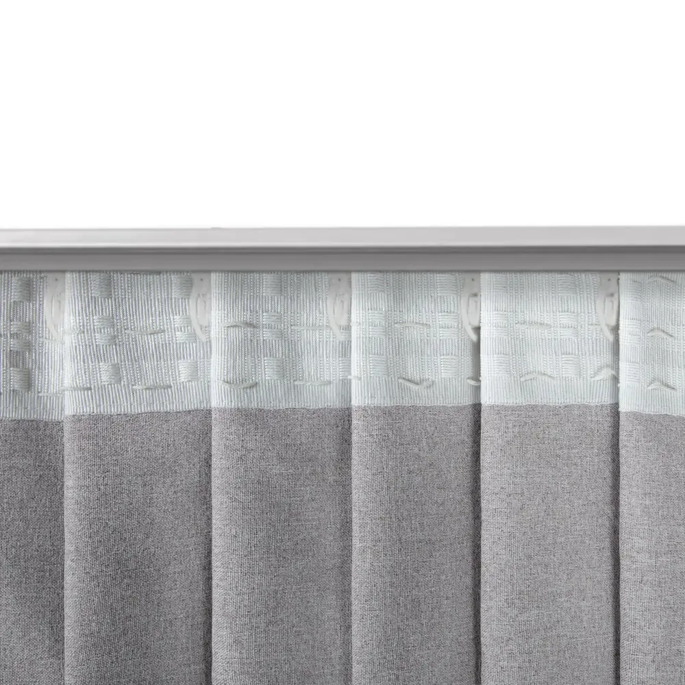 Штора на ленте Мари 200x270 см цвет серый СТОЛИЦА ТЕКСТИЛЯ STLM-2069088 - Вид №7