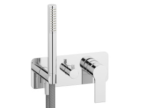 Смеситель для душа с 3 отверстиями и ручным душем