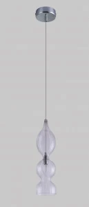 Подвесной светильник Crystal Lux Iris SP1 B Transparent CRYSTAL LUX IRIS 223327 Хром