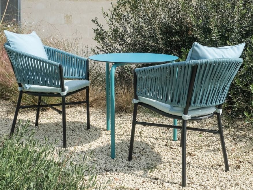 Круглый садовый стол HPL DRIGANI плоская поверхность ARCH-00147822